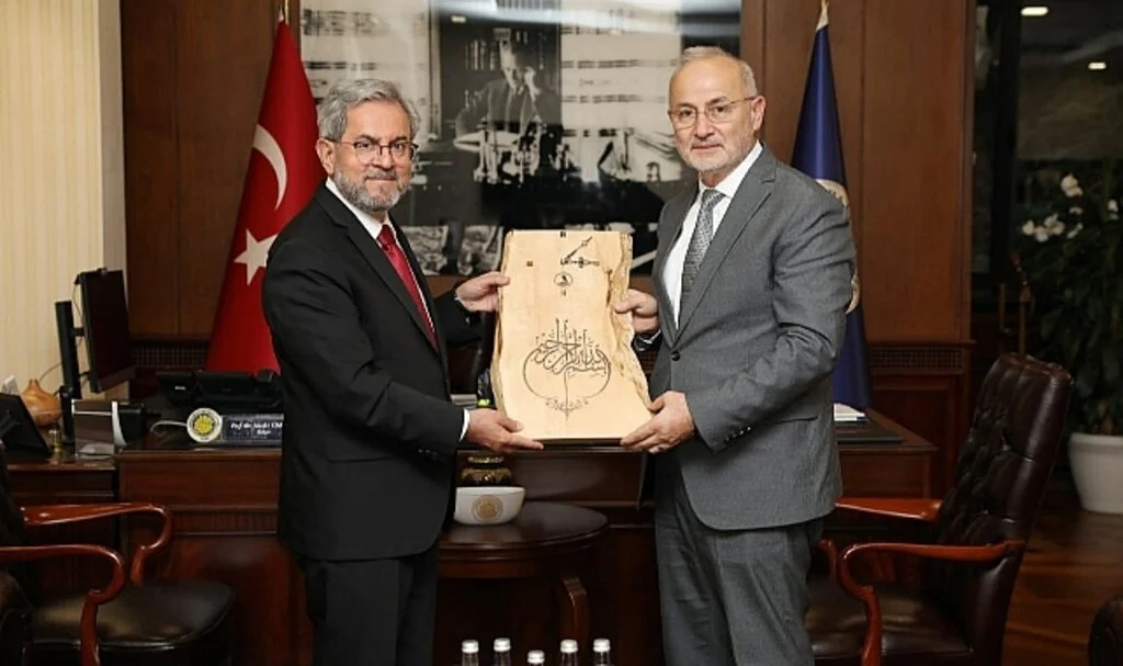 OMÜ Rektörü Ünal'dan Ankara Üniversitesi Rektörü Ünüvar'a iş birliği ziyareti 