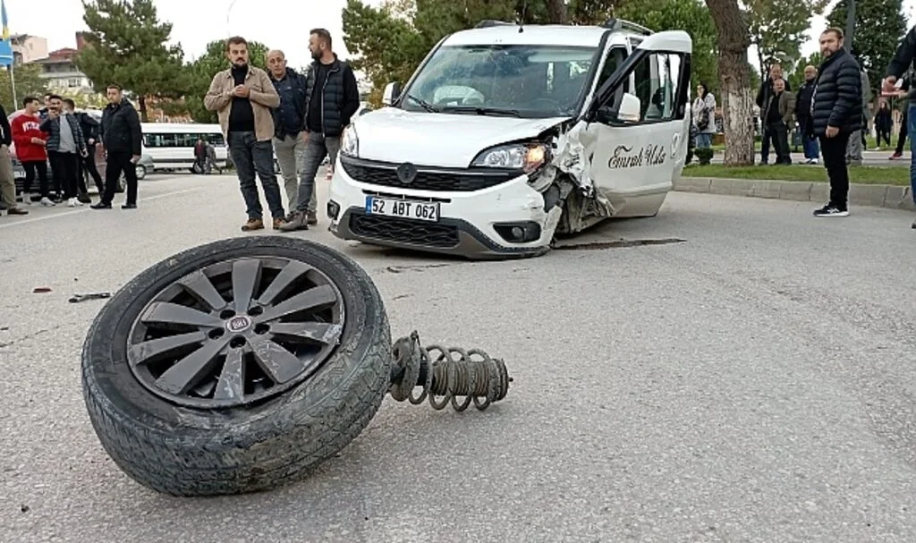 Ordu'da trafik kazası: 2 yaralı