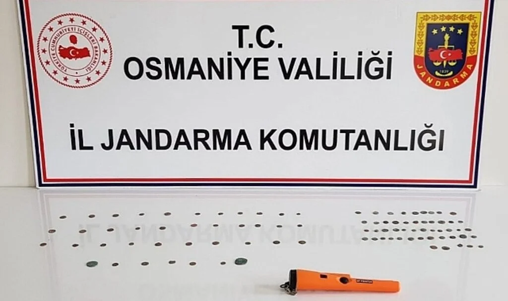 Osmaniye’de 88 adet sikke ele geçirildi