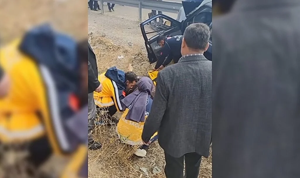 Otomobil bariyerlere çarptı: 1 yaralı