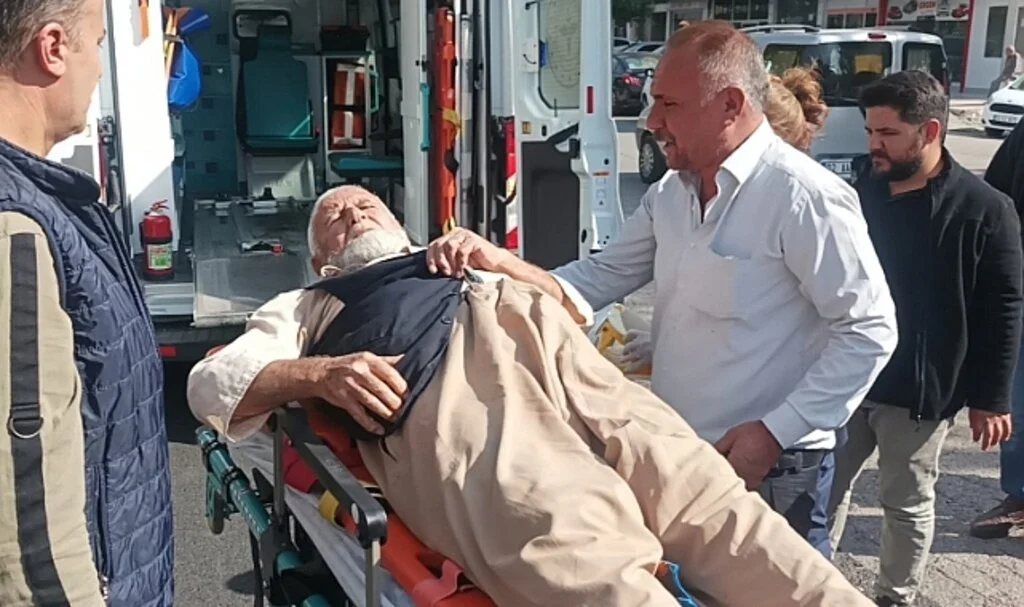 Otomobilin çarptığı yaya yaralandı