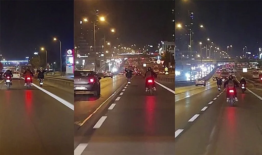 Pendik’te ‘tek teker’ magandası kamerada