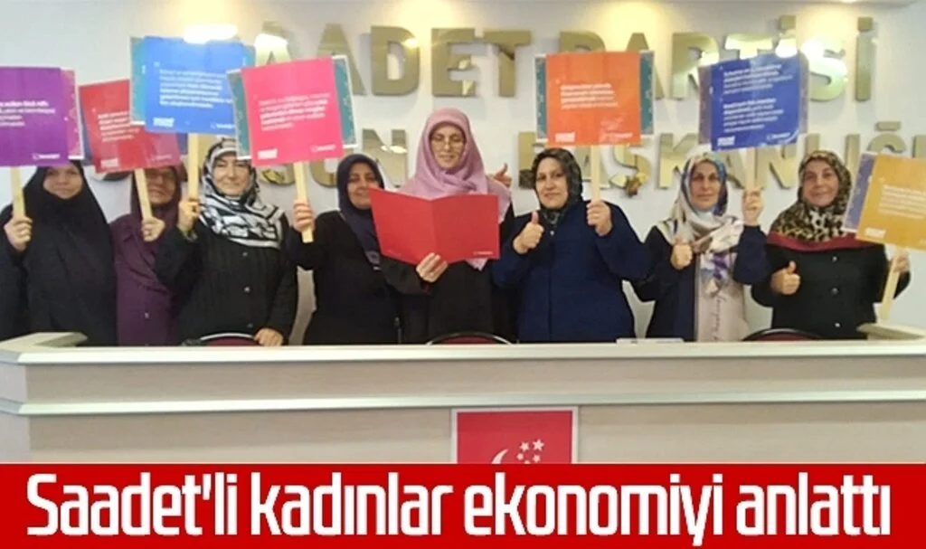 Saadet Partisi Samsun Kadın Kolları ekonomiyi anlattı