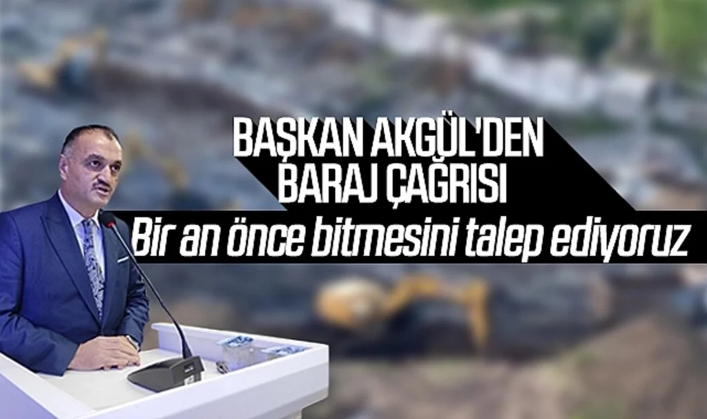 Salıpazarı Belediye Başkanı Halil Akgül'den baraj çağrısı