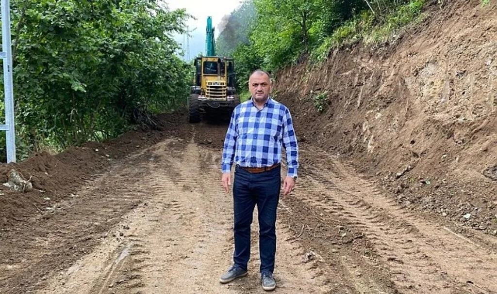 Salıpazarı'nda yol seferberliği 