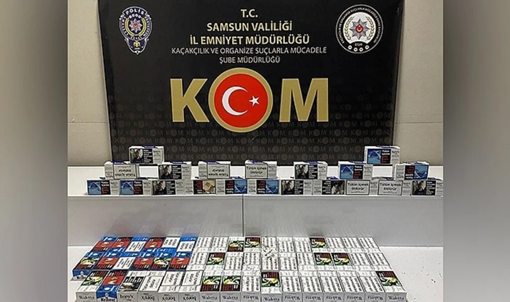 Samsun'da 14 bin filtreli sigara kağıdı ele geçirildi