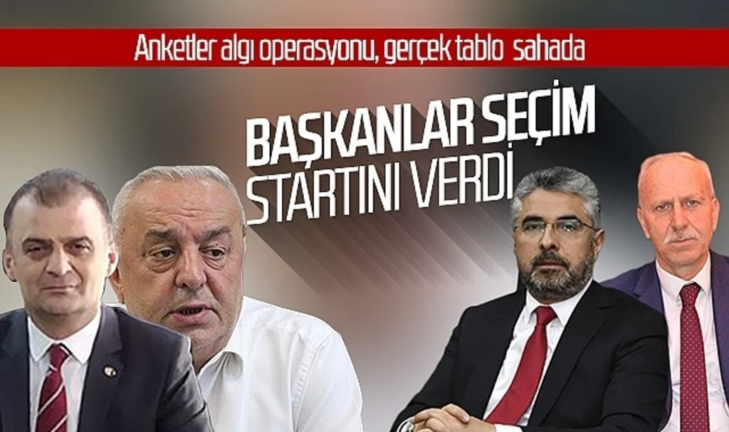 Samsun'da başkanlar seçim startını verdi