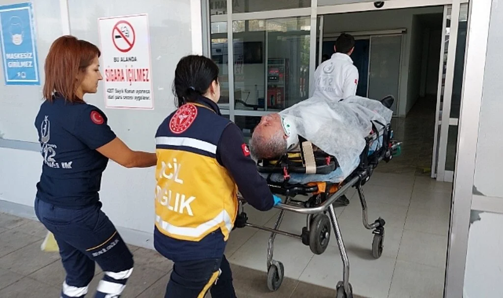 Samsun'da cip ile otomobil çarpıştı: 1 yaralı