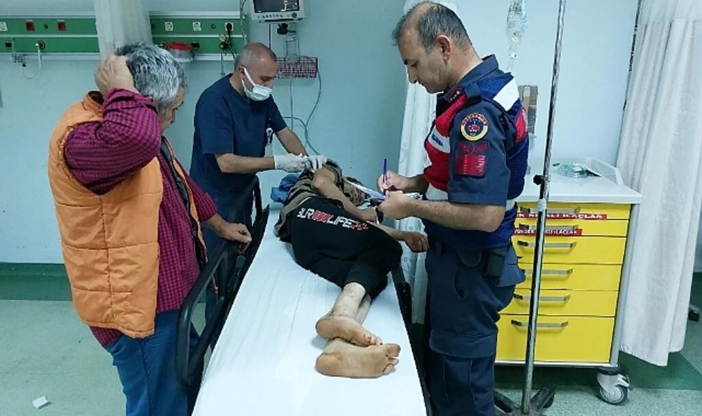 Samsun'da fındık bahçesinde uçurumdan yuvarlandılar: 2 yaralı