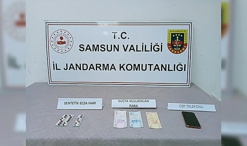 Samsun'da jandarmadan uyuşturucu operasyonu: 2 gözaltı