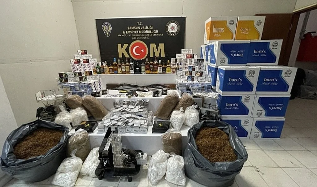 Samsun'da Kaçakçılık baskınında şüphelilere adli kontrol 