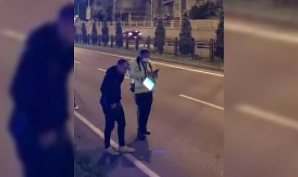 Samsun'da karşıya geçmeye çalışan yayaya çarptı 