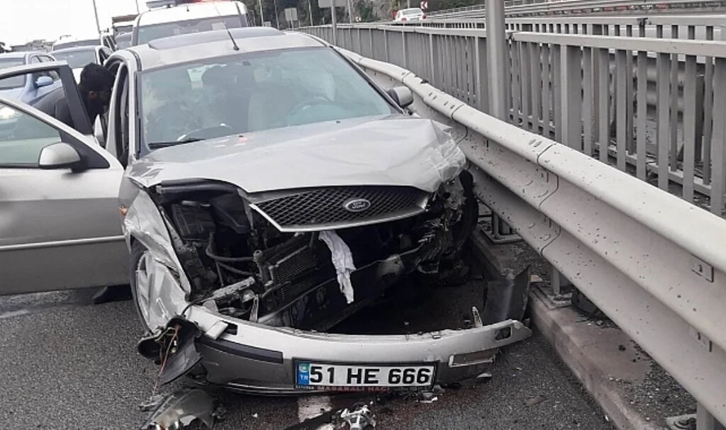 Samsun’da trafik kazası: 2 yaralı