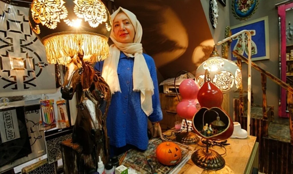 Samsun' da yaşayan Melahat Türkkan'ın hobisi mesleği oldu