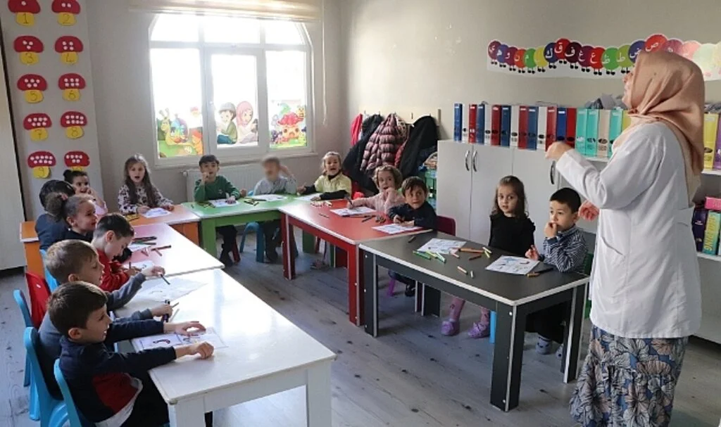 Samsun'daki 4-6 yaş Kur'an kurslarında 4 bin 611 minik öğrenciye eğitim