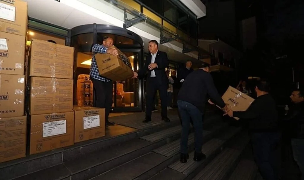 Samsun’daki eczacılardan Bartın’a destek