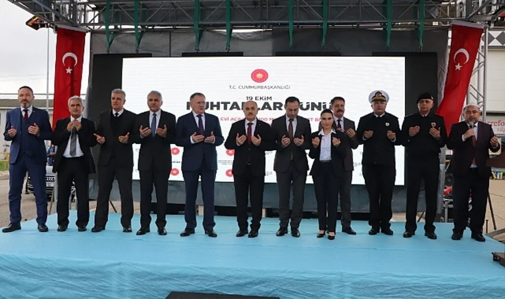 Samsun Muhtarlık Hizmet Binası'nın temeli dualarla atıldı