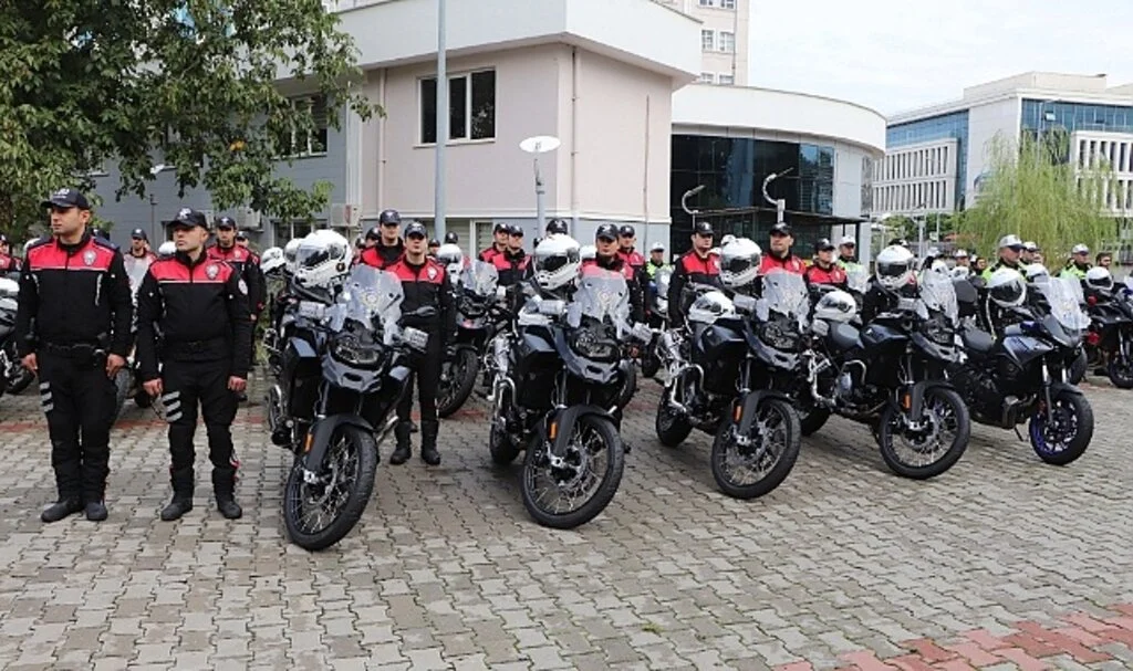 Samsun polisine 5 yeni motosiklet takviyesi