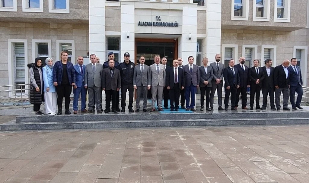 Samsun Valisi Doç. Dr. Zülkif Dağlı, Alaçam'da incelemelerde bulundu
