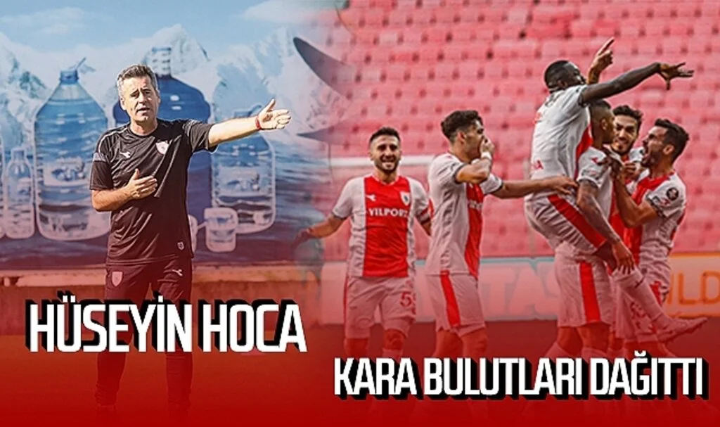 Samsunspor'da Hüseyin Hoca kara bulutları dağıttı