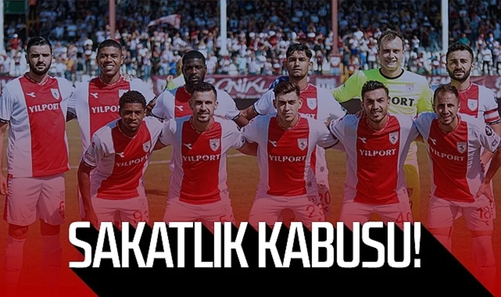 Samsunspor'da sakatlık kabusu!