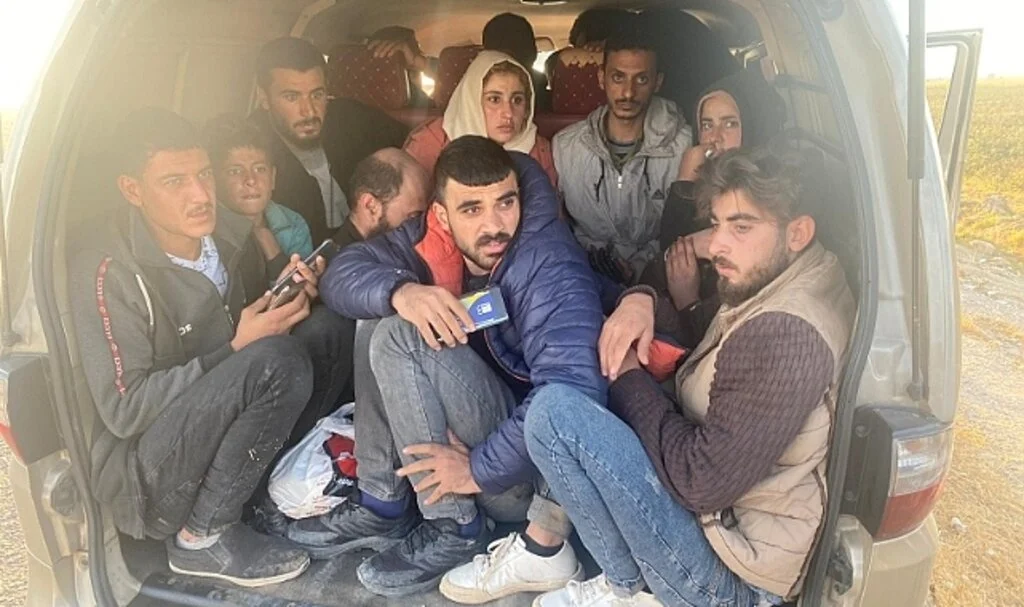 Şanlıurfa’da 18 düzensiz göçmen yakalandı