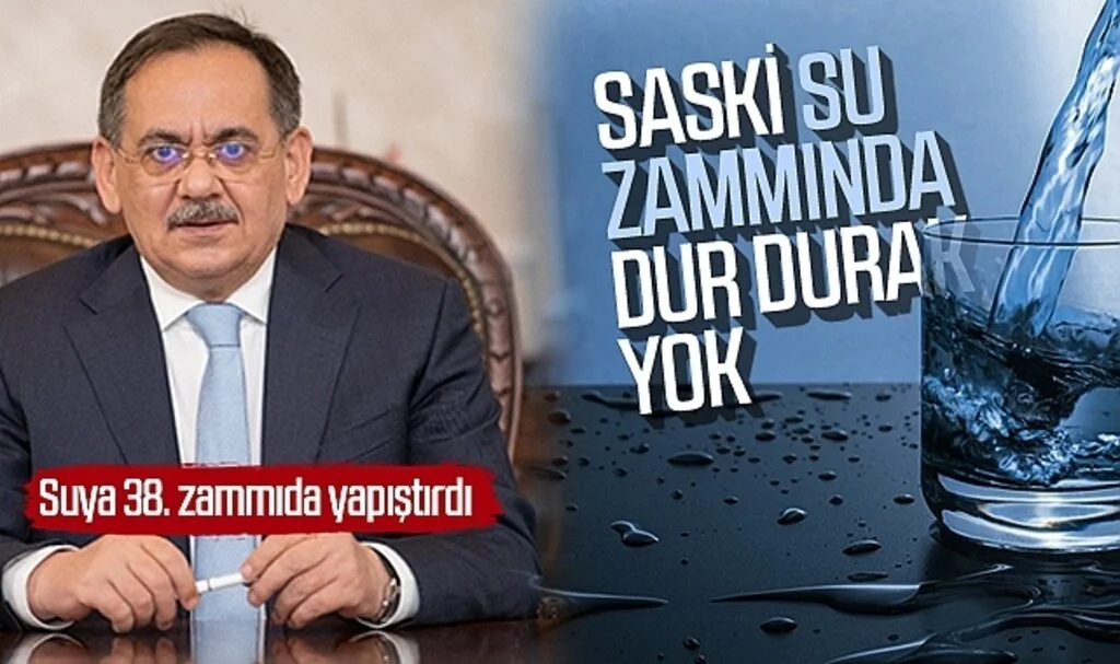 SASKİ su zammında dur durak yok