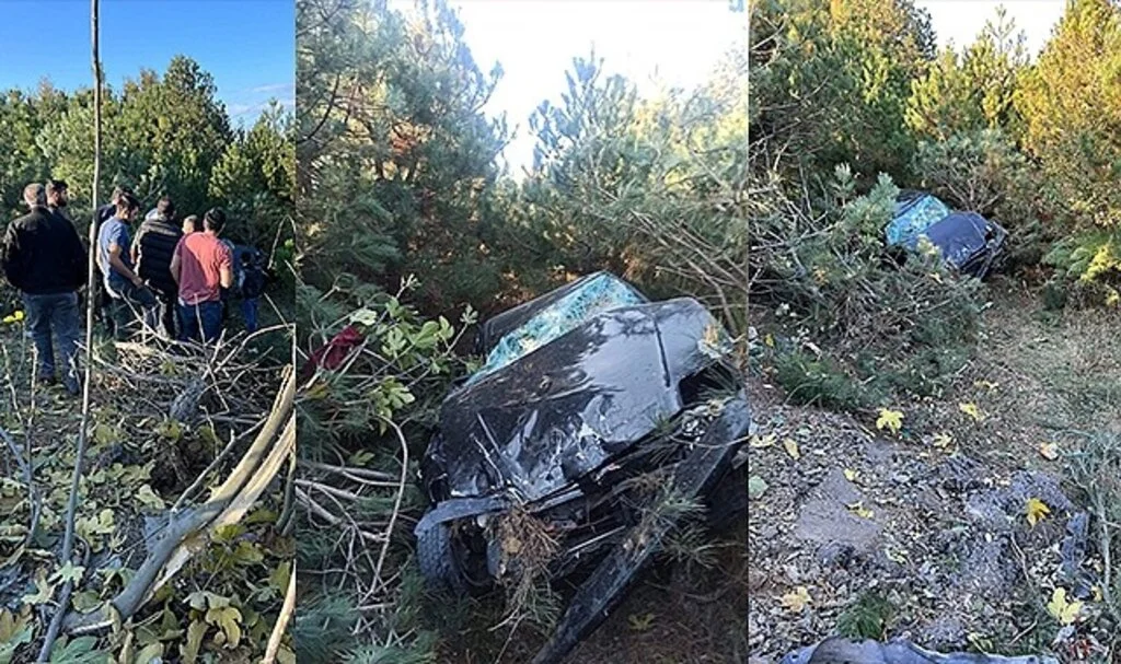 Satılık otomobil hurdaya döndü, hasar almayan tek yer satılık yazısı oldu