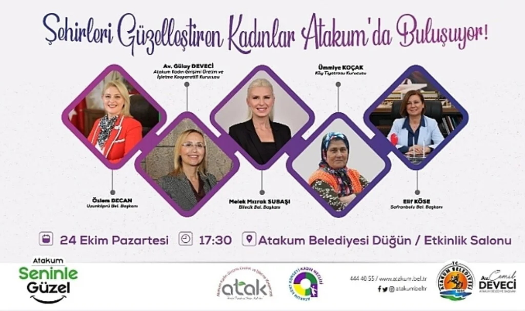 'Şehirleri güzelleştiren kadınlar' Atakum’da
