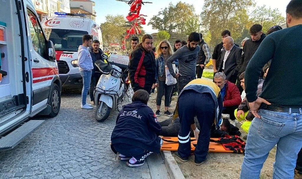 Sinop'ta motosiklet kazası: 2 yaralı