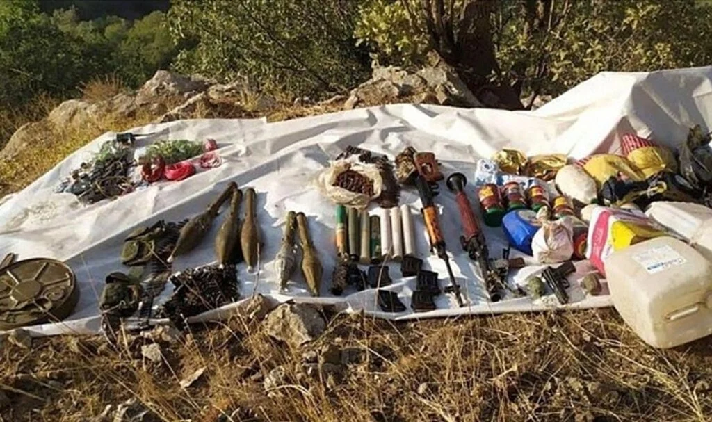 Şırnak'ta terör örgütüne ait çok miktarda mühimmat bulundu