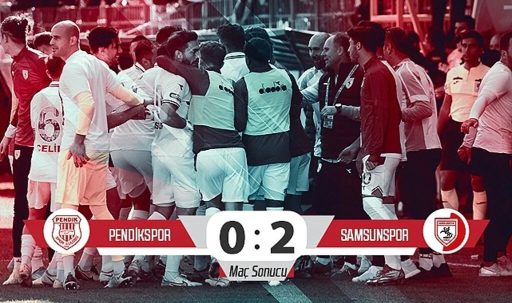 Son Dakika: Pendikspor: 0 - Samsunspor:2 (Maç Sonucu)