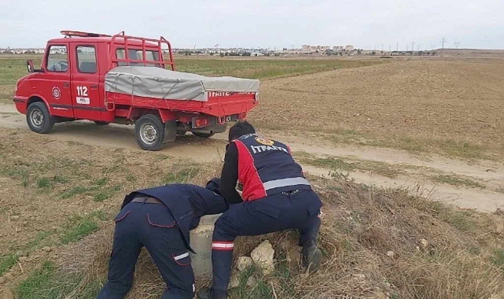 Su kuyusuna düşen köpek kurtarıldı