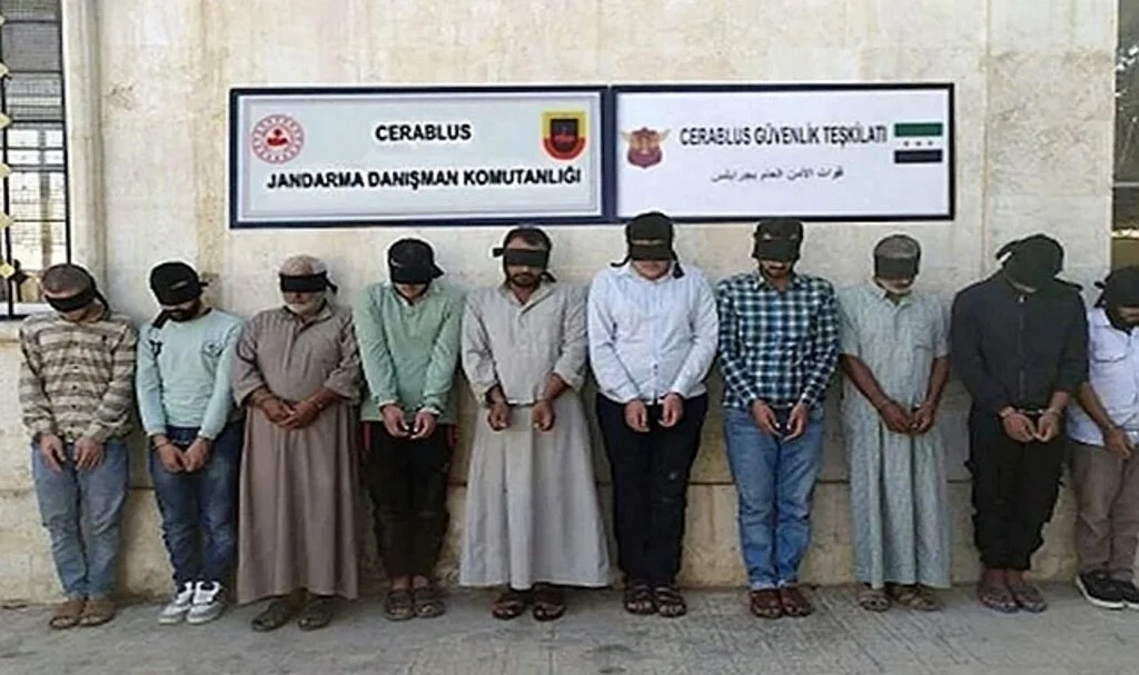 Suriye'nin kuzeyinde 6'sı sözde yönetici 15 terörist yakalandı