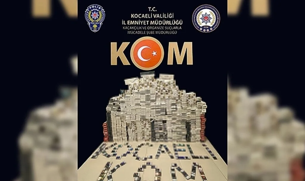 Tankerde 11 bin 100 paket kaçak sigara ele geçirildi