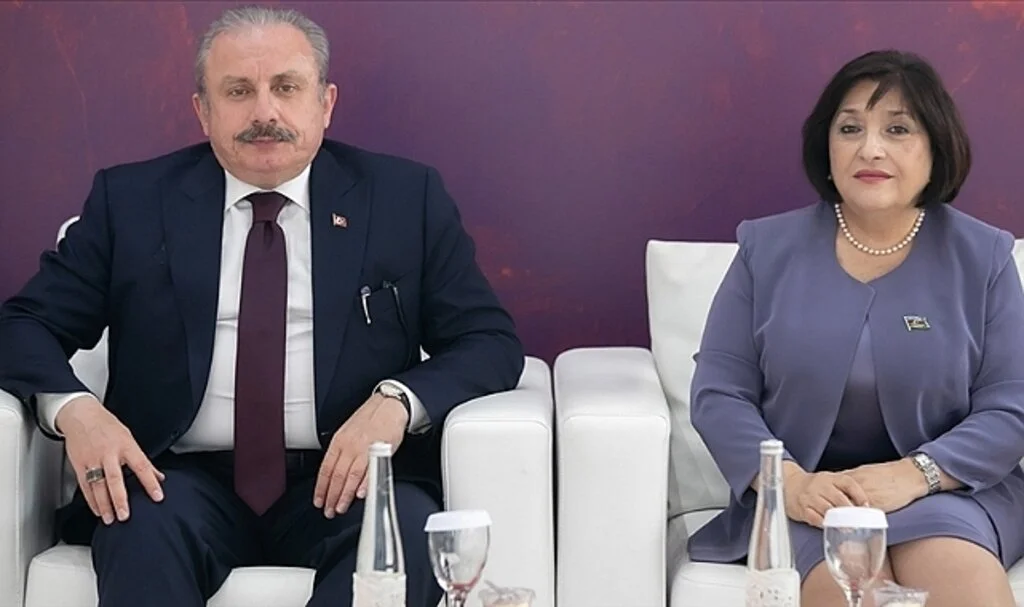 TBMM Başkanı Şentop, Azerbaycan Milli Meclis Başkanı Gafarova ile görüştü