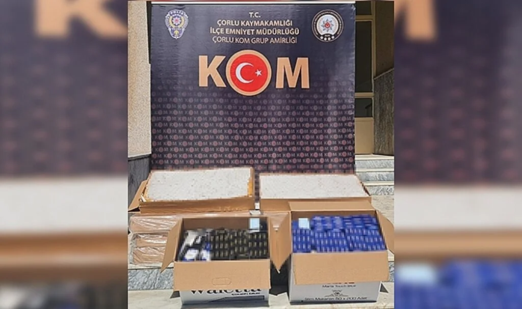 Tekirdağ’da tütün ve makaron operasyonu