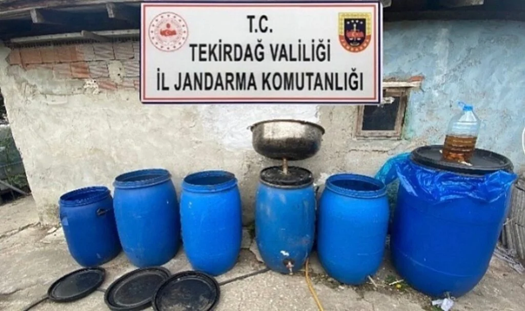 Tekirdağ jandarmasından kaçak içkiye geçit yok
