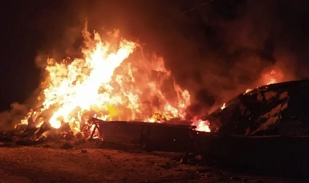 Tercan’da 2 bin 700 bağ ot yandı