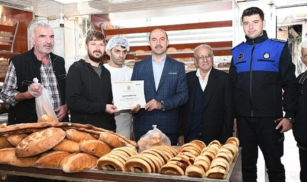 Terme Belediyesinden Örnek fırınlara teşekkür belgesi