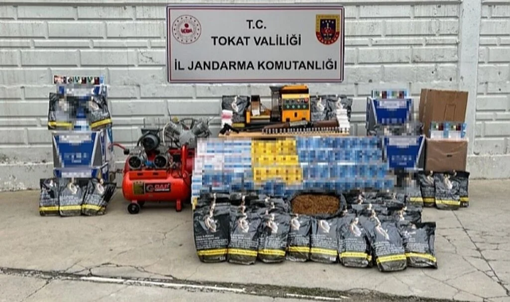 Tokat’ta 125 bin adet makaron ele geçirildi