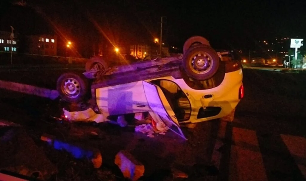 Trabzon'da trafik kazası: 5 yaralı