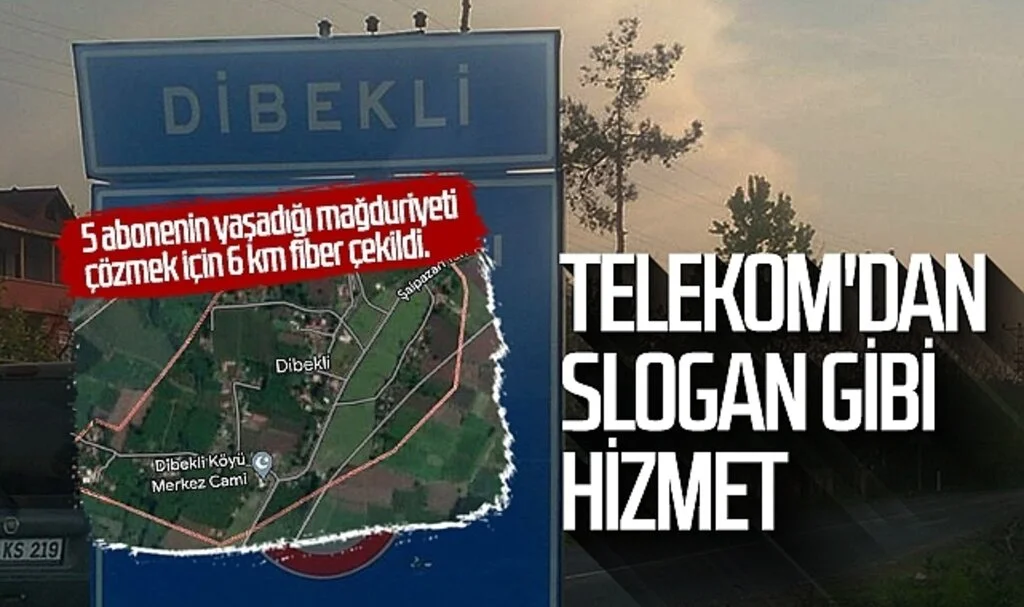 Türk Telekom'dan slogan gibi hizmet