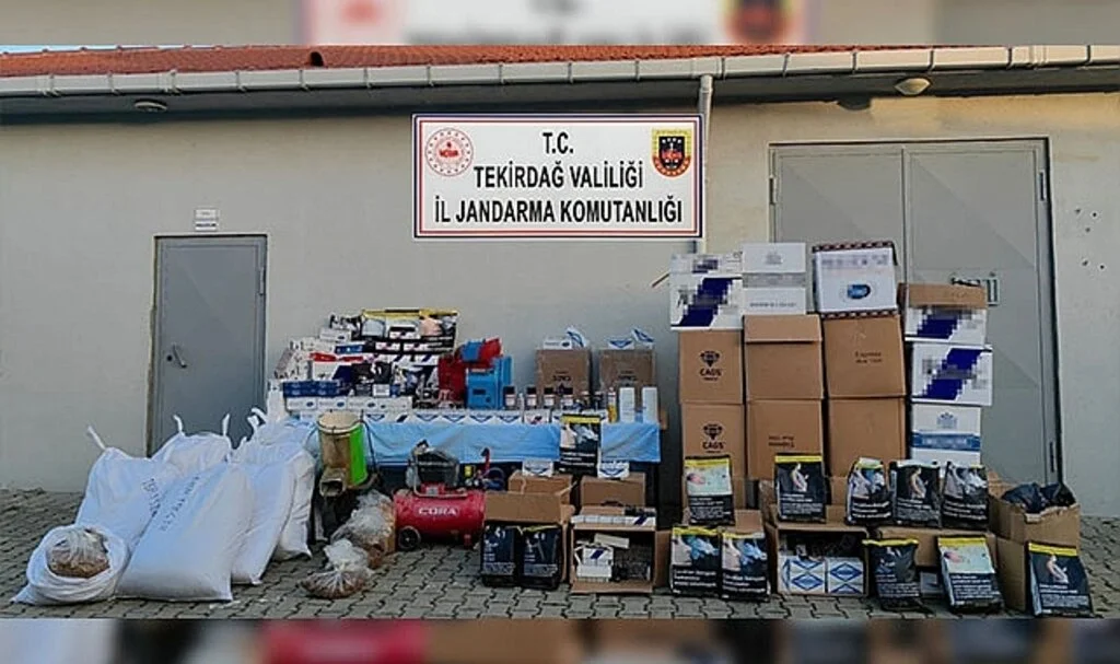 Yarım ton kaçak tütün ele geçirildi