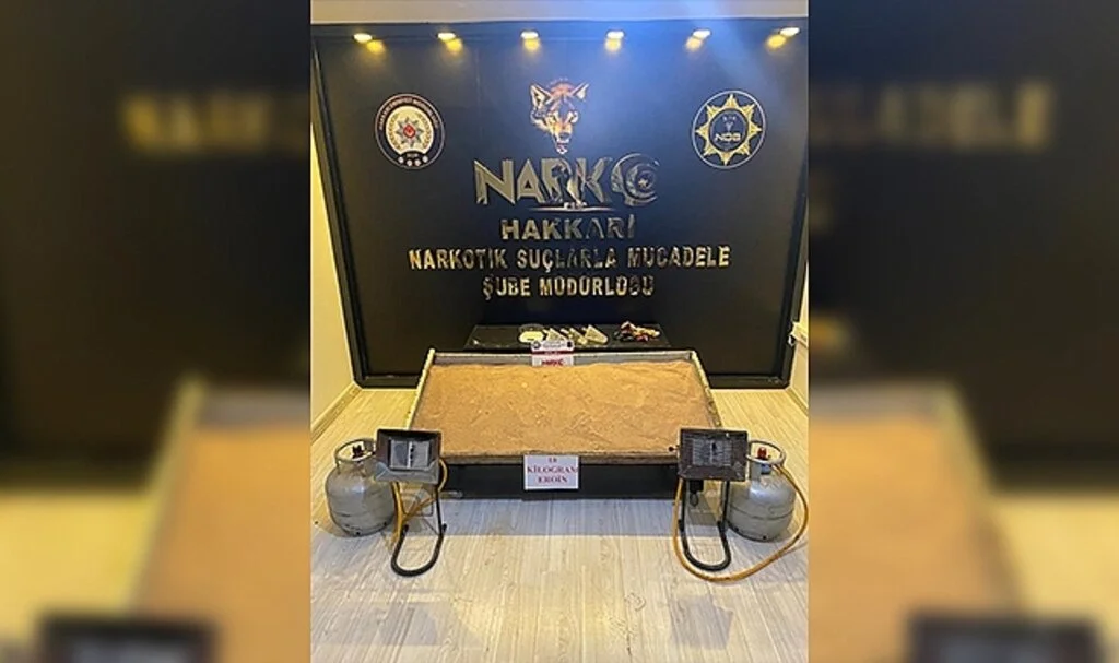 Yüksekova'da 18 kilo eroin ele geçirildi