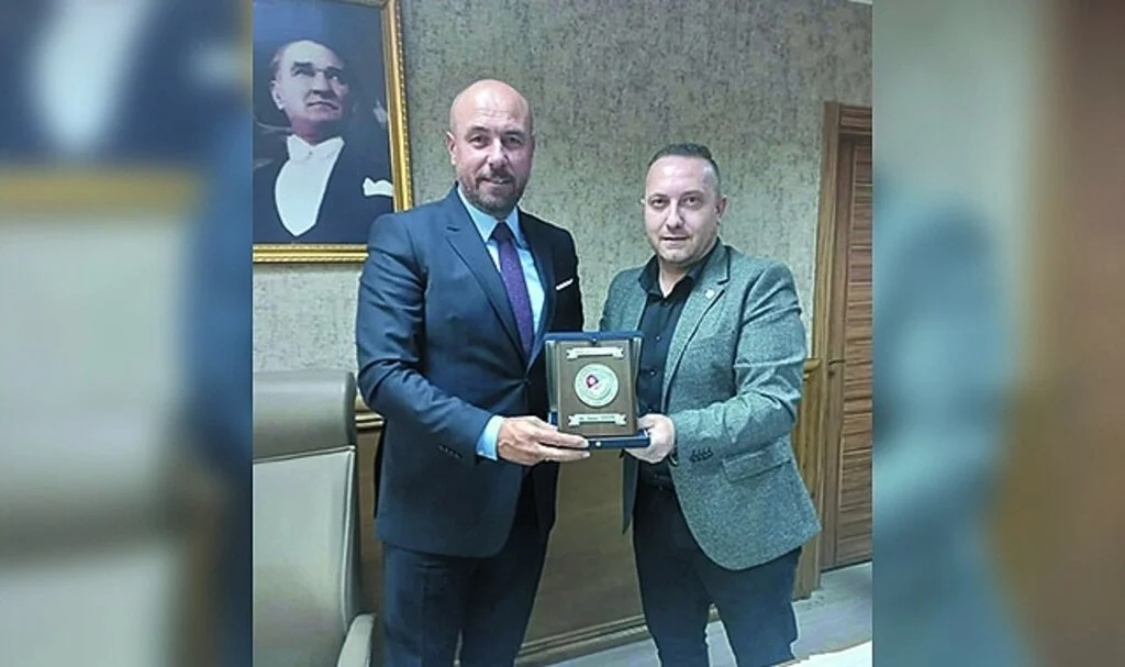 ATFF Sportiv ve Futbolcular Birim Başkanı Baki Evren'den Tekkeköy Belediye Başkanı Hasan Togar'a ziyaret 