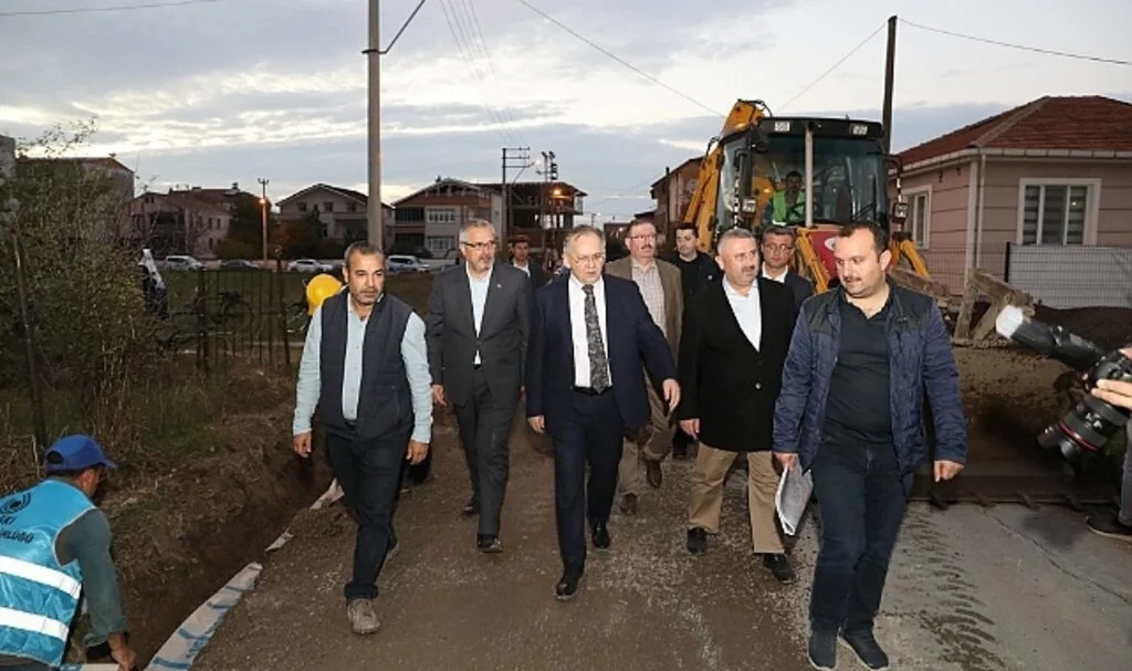 Bafra'da SASKİ Tarafından İçme Suyu ve Kanalizasyon Çalışması Yürütülüyor 