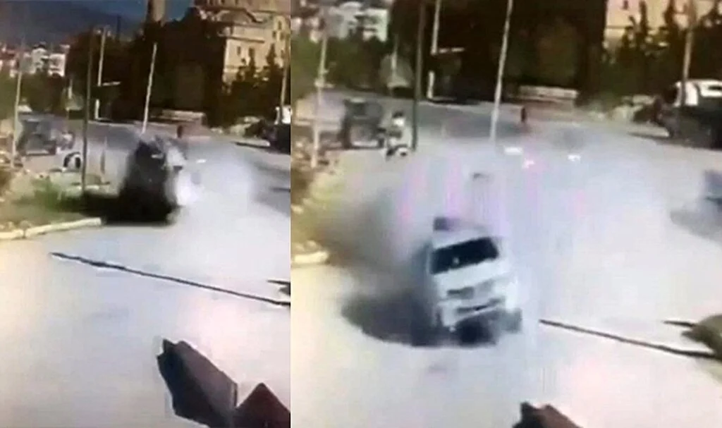 Bisiklet sürücüsünün öldüğü feci kaza güvenlik kamerasına yansıdı