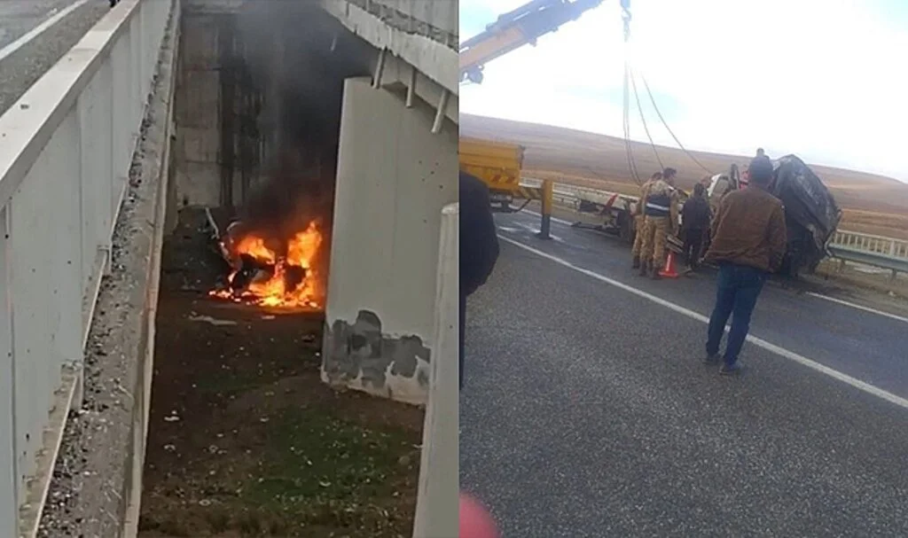 Bozulan araca yardıma giderken kaza yaptılar: 1 ölü, 2 yaralı
