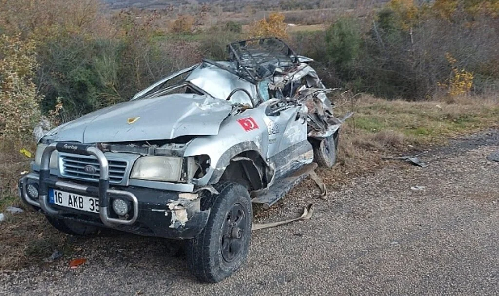 Bursa'da Feci Kaza: 1 Ölü, 2 Yaralı
